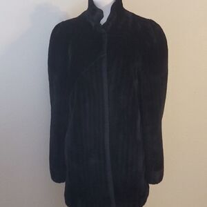 Borgessa Vintage size large faux fur coat s